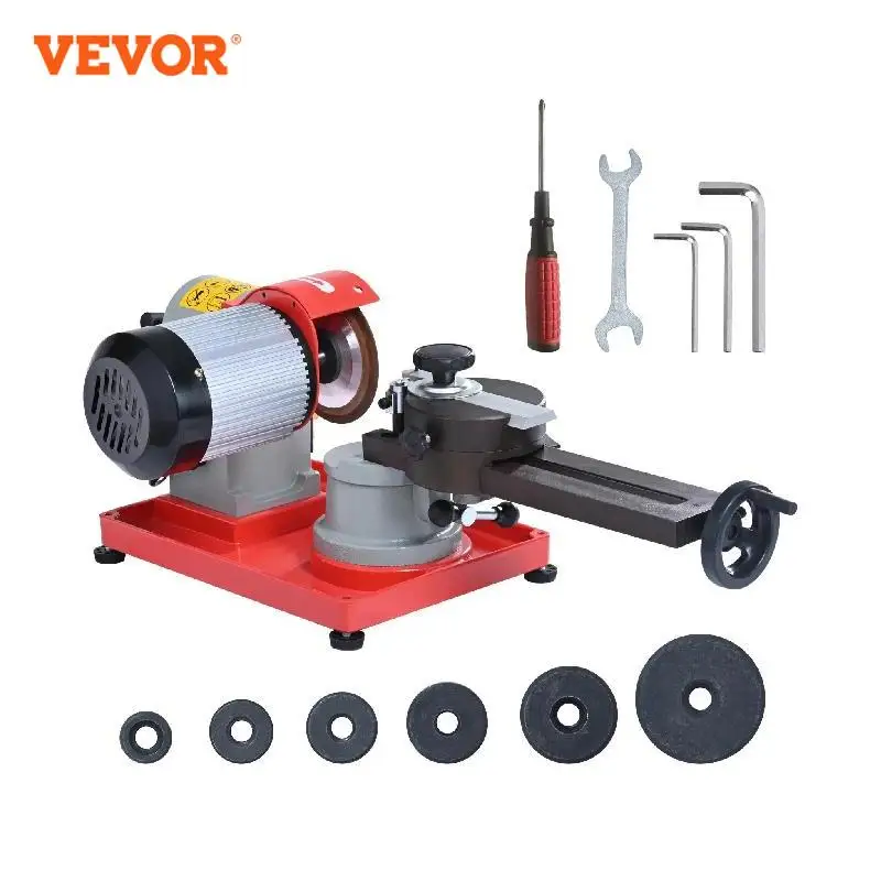 

VEVOR Circular Saw Blade Sharpener 370W Sharpening Machine 3600RPM Saw Blade 5Inch Wheel Rotary Mill Polisher for Carbide Tipped