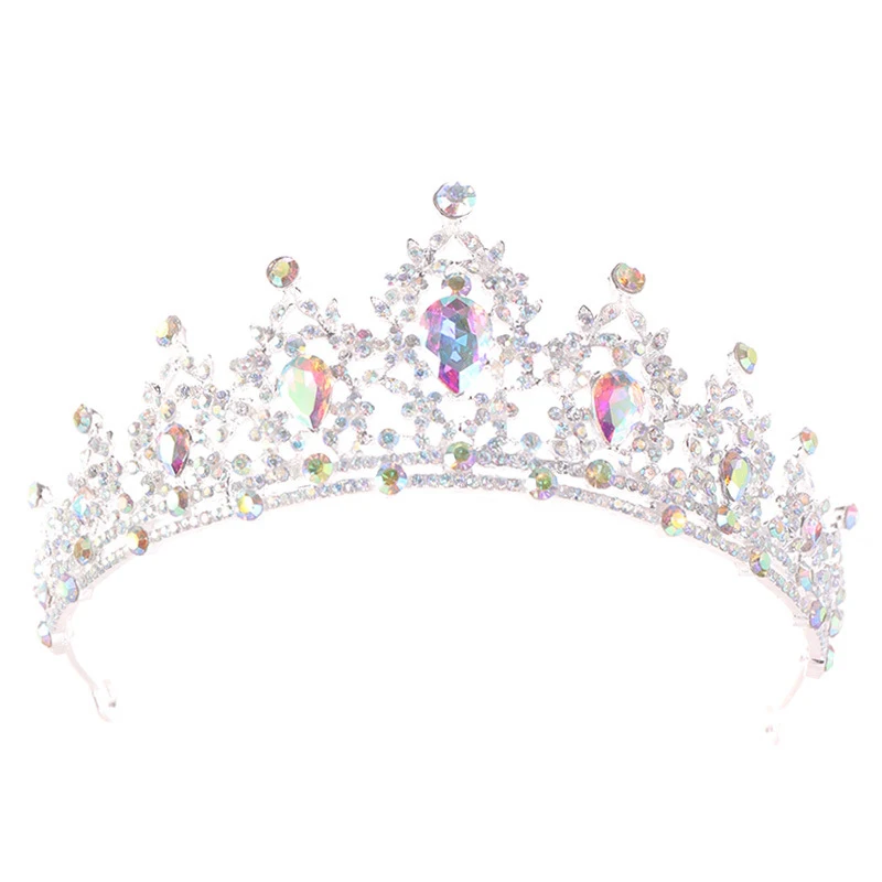 Fashion Wedding Hair Accessories Bridal Headdress Tiaras Baroque Rhinestone Crystal Crowns Party Prom Queen Jewelry Crown Gift view 4