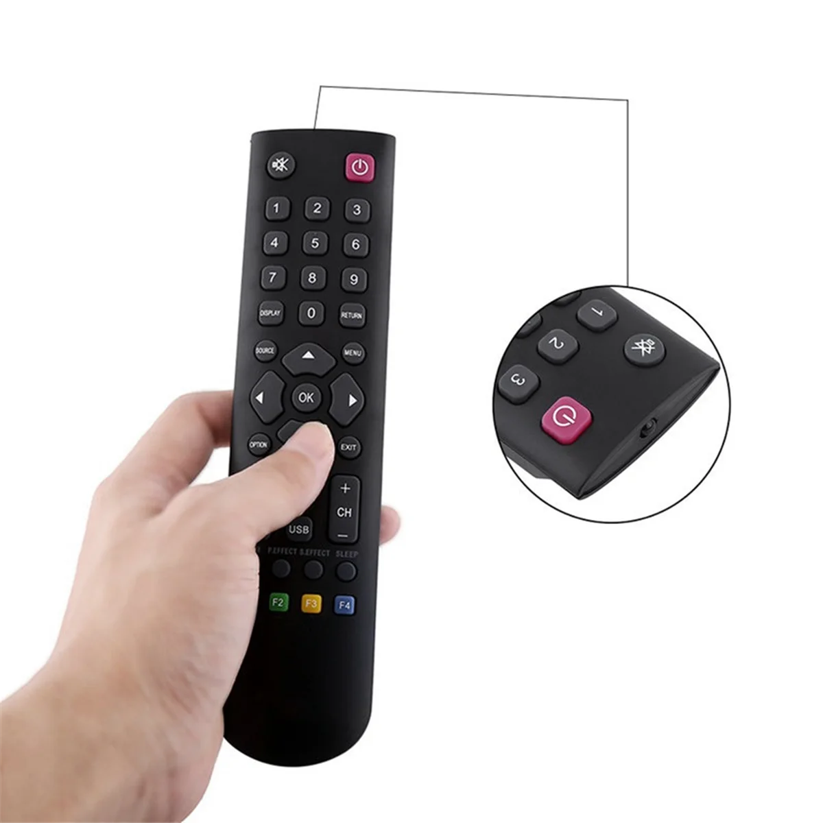 Replacement Remote Control for TCL Universal Remote Control RC3000E01 RC3000E02 08-RC3000E-RM201AA TLC-925 RC200