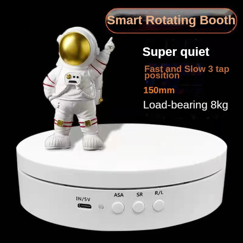 

138mm Electric Automatic Display Table Rotary Table Can Turn The Camera Base Live Display Turntable Photography Accessories
