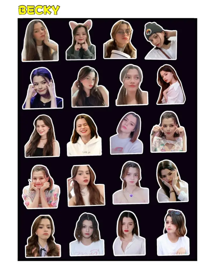 New Thailand Stars Drama GAPtheseries Freen Becky FreenBecky cute stickers Gift