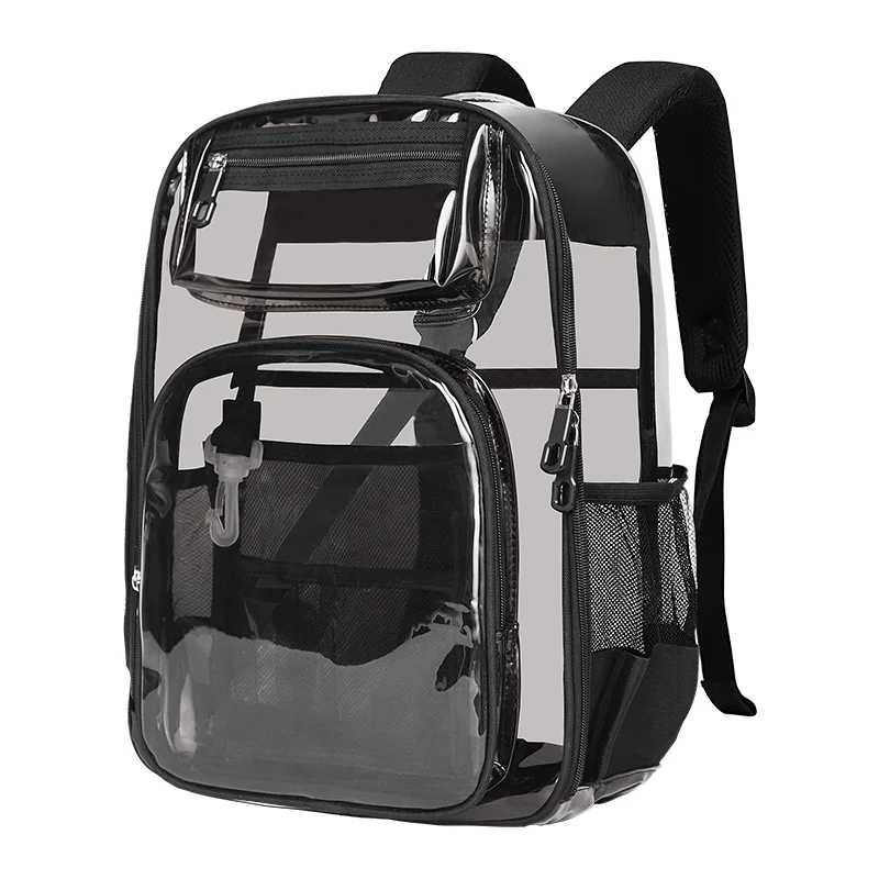 Waterproof Clear Backpack Transparent PVC Beach Cell Phone bag for Travel School Fashion Plastic Bag Large Capacity