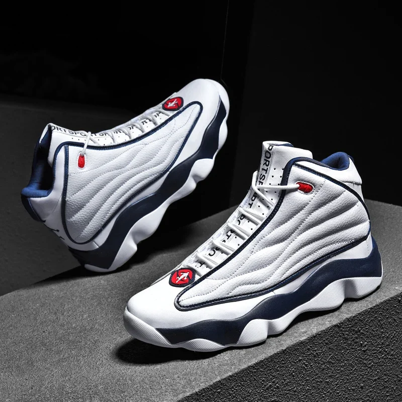 Super Cool Mens Womens Basketball Shoes Luxury Brand Sport Shoes Boy Anti Slip Outdoor Basketball Trainers Wearable Sneakers