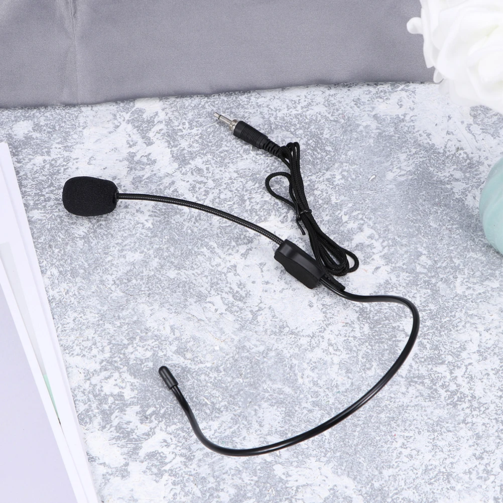 

5 Pcs Microphone Threaded Wire-mouth Child Mounted Plastic Wired Headset for Fitness Class