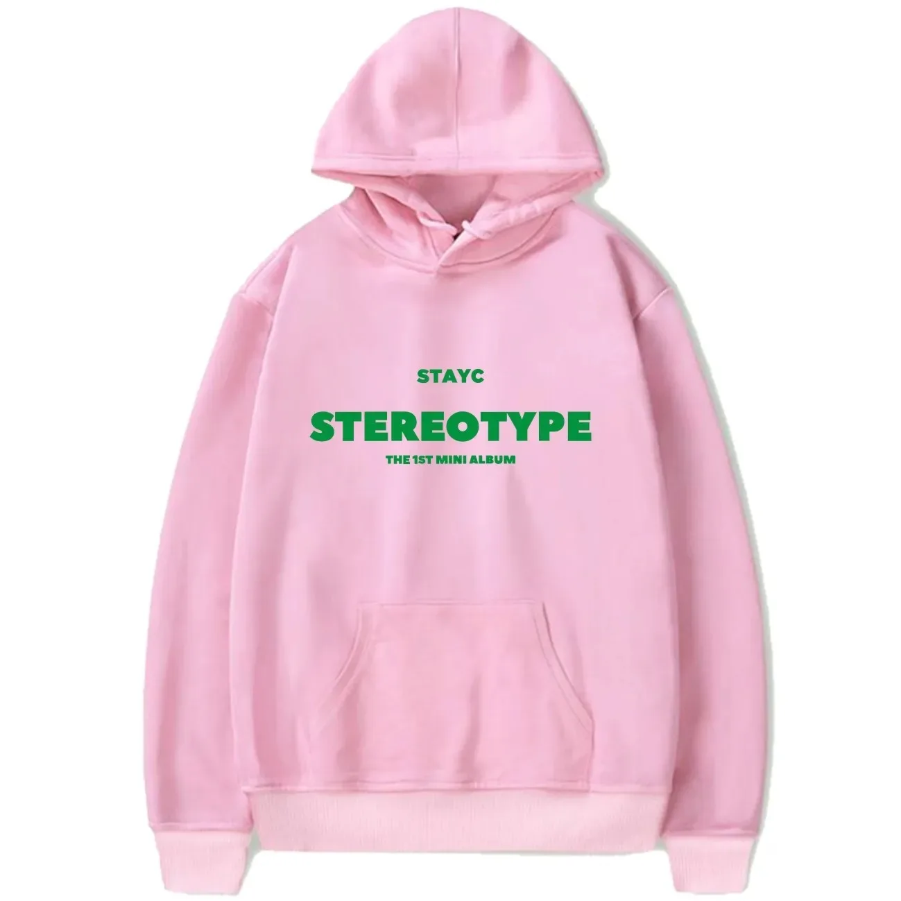 Y2KHoodies Moletom STAYC para Mulher, Sweatshirt STEREOTYPE, 1 ° Álbum, Kpop Hip-Hop, Veludo, Outono, Roupa de inverno