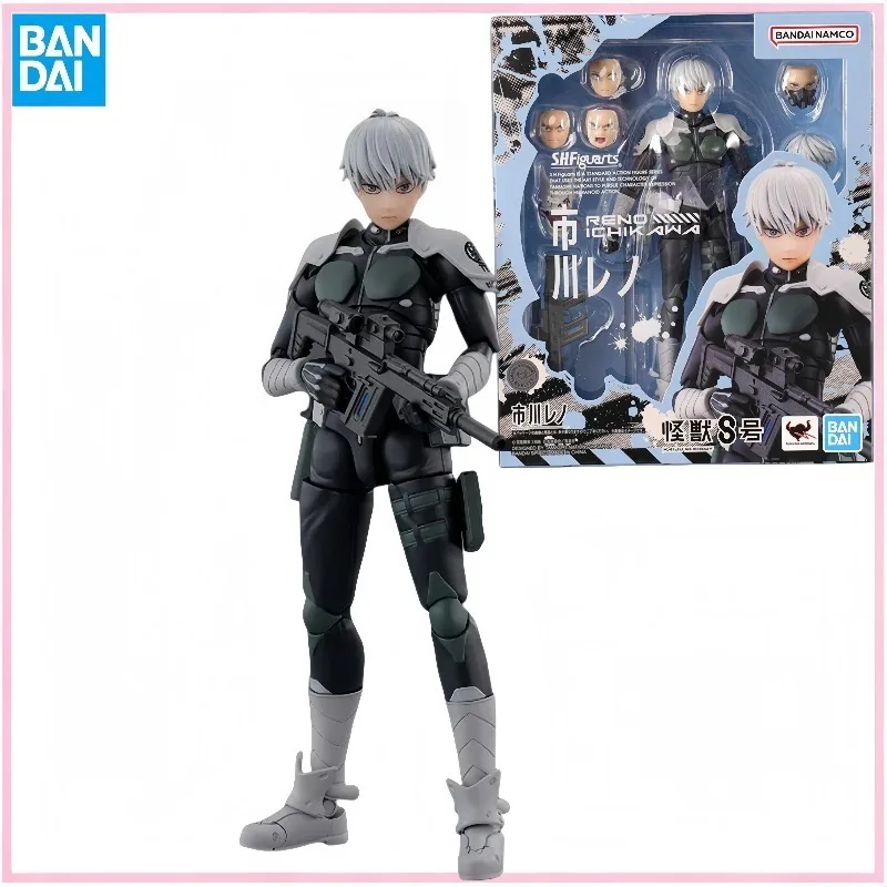 【متوفر】بانداي حقيقية SHF KAIJU NO.8 رينو إيتشيكاوا أنيمي عمل الشكل تحصيل المفاصل المنقولة لعبة مجسمة هدية الأطفال #1