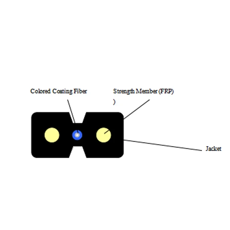 FTTH SM Simplex 100 Meter SC/APC-SC/APC SM OS2 G657A1 1Core Indoor Drop Cable Fiber Optic Patch Cord Black LSZH Jacket