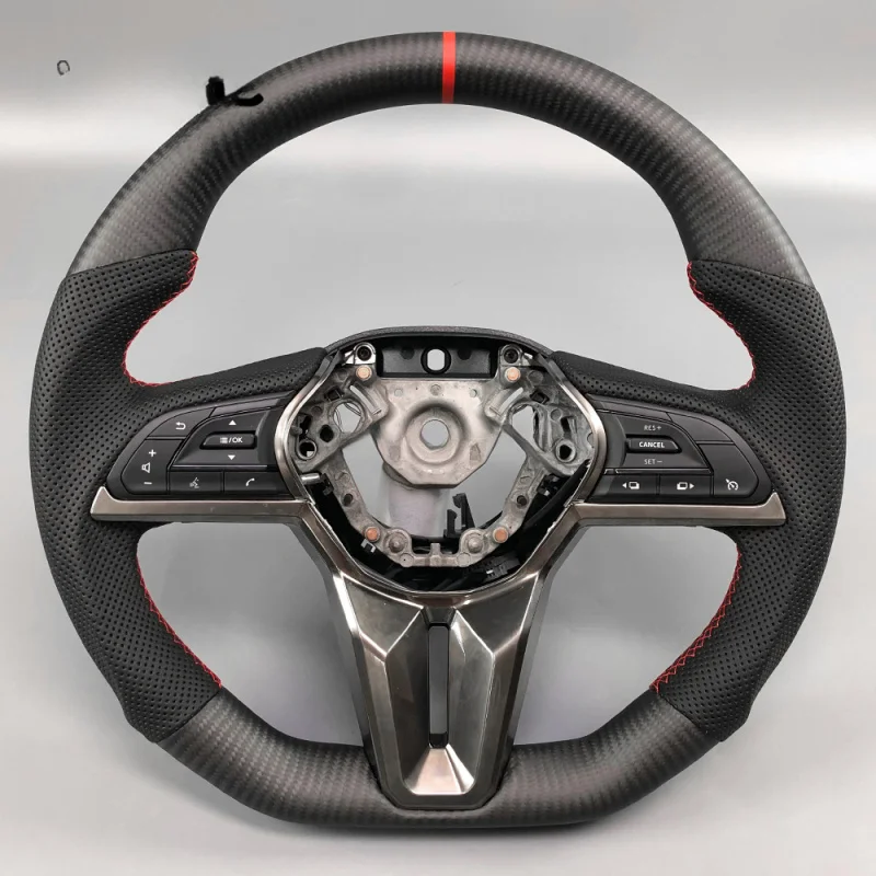 For Nissan GTR R35 Factory Wholesale Custom Matte Carbon Fiber Sports Steering Wheel