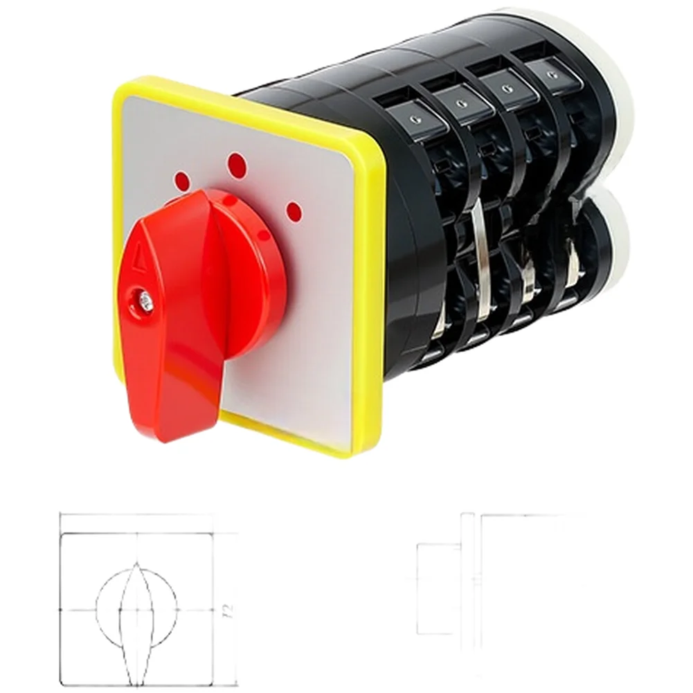 1pc LW5D 16/5. For 5S 4 Change Over Switch Rotary Selector 3 Velocity 4 Section Transfer Selector Multi-Gear Switch Changeover