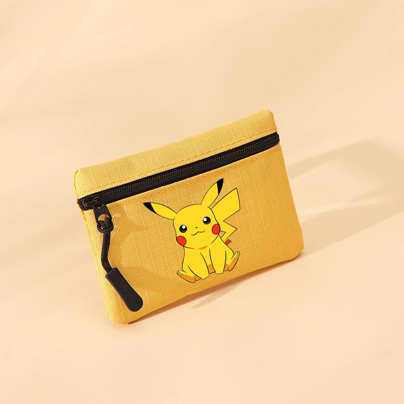 BOY Coin Purse Cute Notes Mini Zipper Wallet Pok É Mon Portable Money Storage Coin Cards Moneybags Collection Jewelry Gift Bags