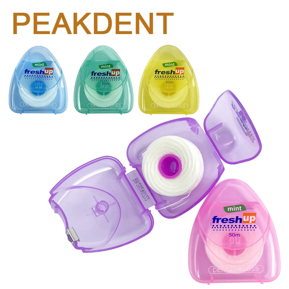 

5pcs Portable 50m Dental Floss Teeth Clean Interdental Brush Oral Hygiene Clean Wire Practical Health Oral Care Toothpicks