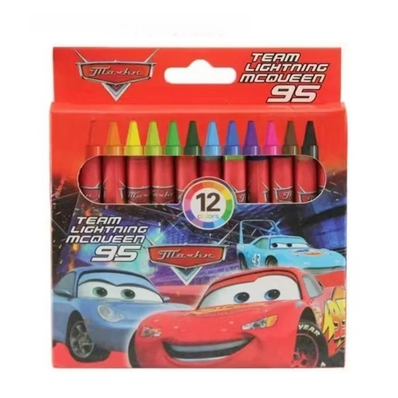 12 قطعة ألوان فروزن ميكي ديزني سيارات تلوين الفن اللوحة المحمولة القرطاسية هدايا الطلاب