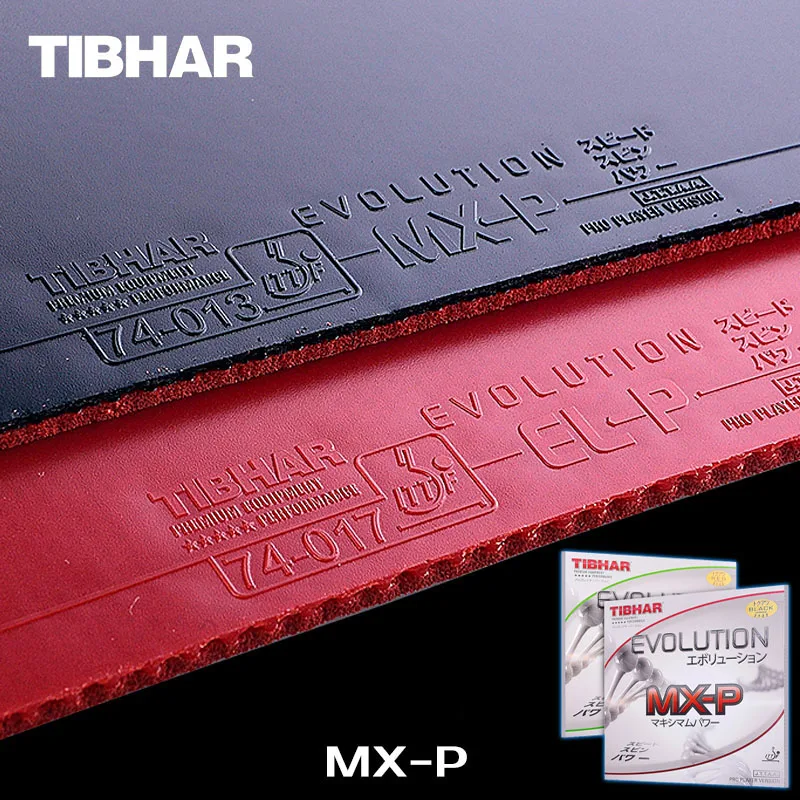 Tibhar Evolution MX-P Table Tennis Rubber Professional Non-tacky Pimples-in Ping Pong Rubber for Quick Attack