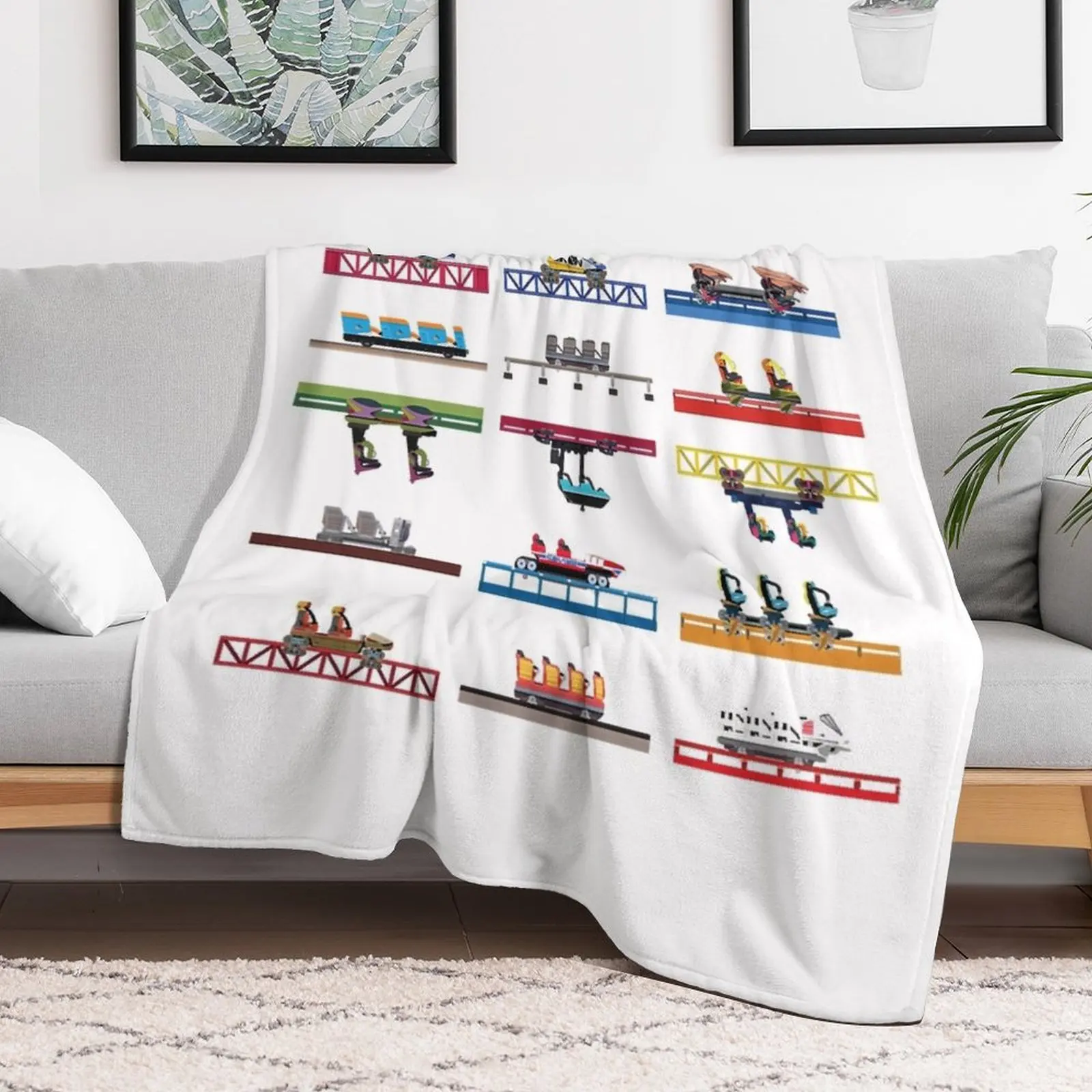 Ce_dar Point Coa_ster Cars Throw Blanket Beach christmas decoration Polar Bed covers Blankets