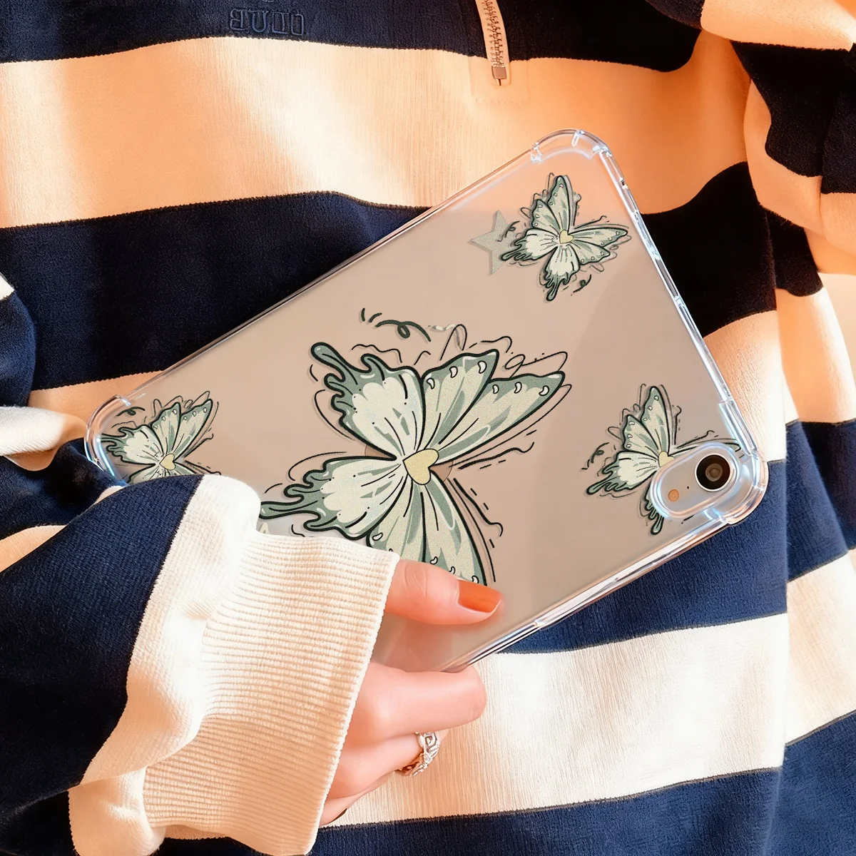 Butterfly Soft Case For iPad Pro 12.9 13 11 inch 9.7 Air 13 11 2 1 iPad 11 10.9 6 5 10.2 4 3 2 Mini 7 6 5 4 3 2 Cover Capa Funda