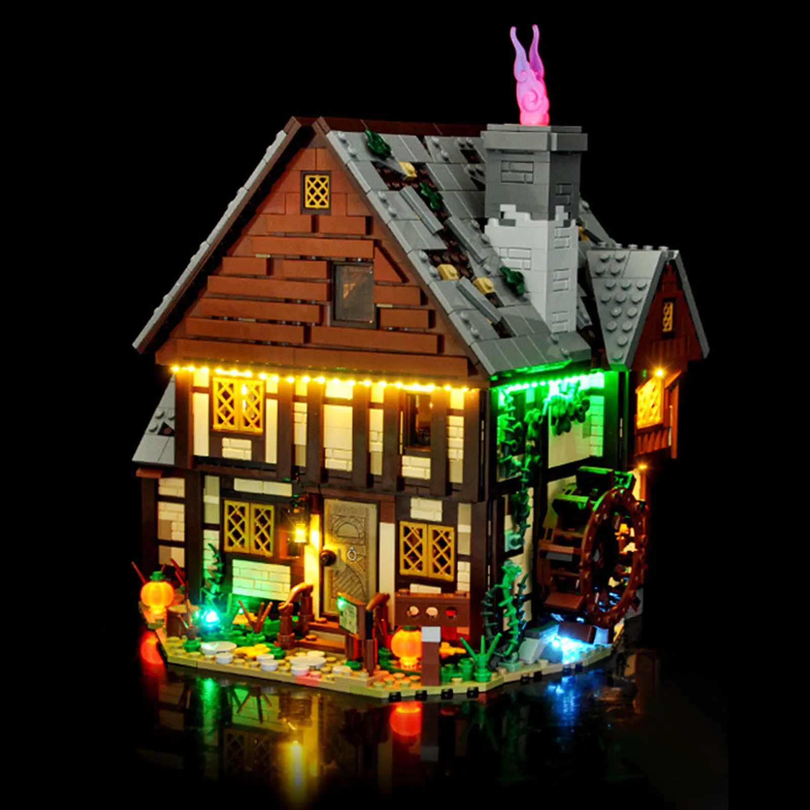 LYBMTWF ชุดไฟ LED เข้ากันได้กับเลโก้ 21341 บล็อกตัวต่อบ้าน (ไม่รวมอิฐแบบจำลอง)