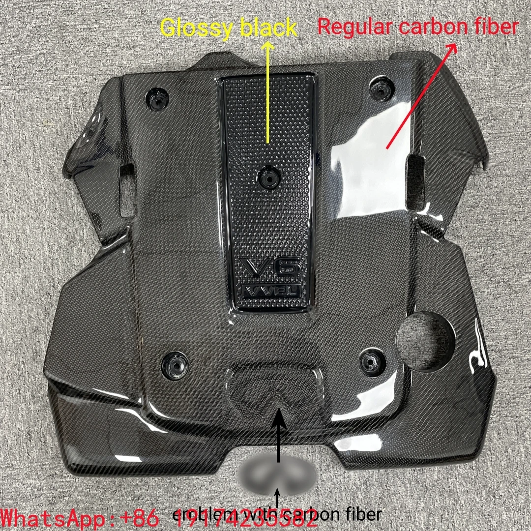 

Carbon Fiber Engine Cover for In-fi-iti G37 G37S Q50 FX50 VQ37 3.7T Regardless of Year Regular honeycomb