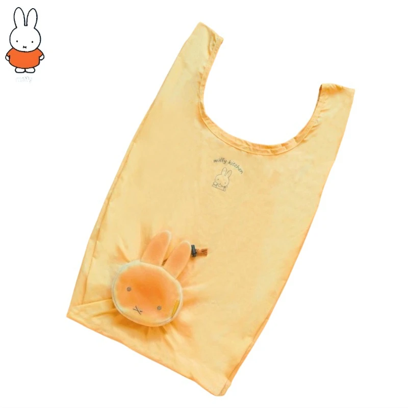 Kawaii cartone animato giapponese simpatico pane Miffy coniglio borsa portaoggetti creativo carino carino divertente borsa per la spesa piccola borsa tendenza