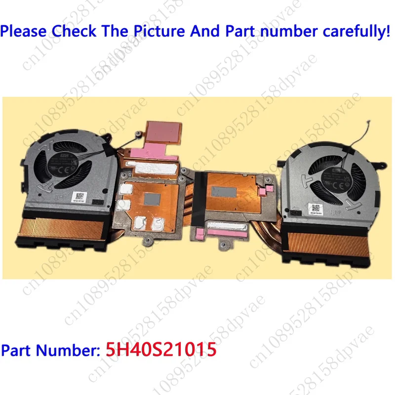 

GYX 5H40S21015 New For Lenovo Legion 5 16IRX9 83DG CPU GPU Thermal Module Cooler Fan