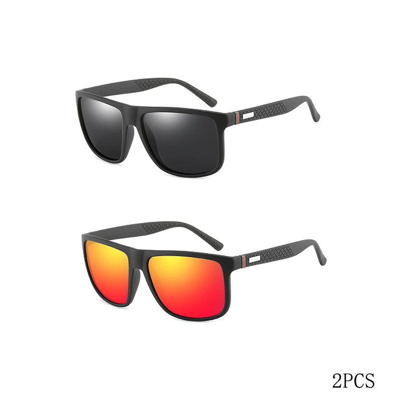 NONE Vintage Square Polarized Sunglasses 7