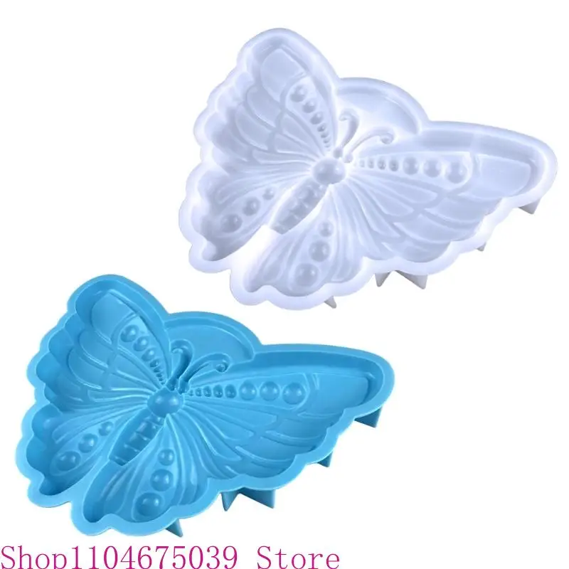 

5asd Wall Hanging Resin Moulds Butterfly-shape Silicone Moulds Stereo Epoxy Resin Mould for DIY Craft Valentine's Home Decor