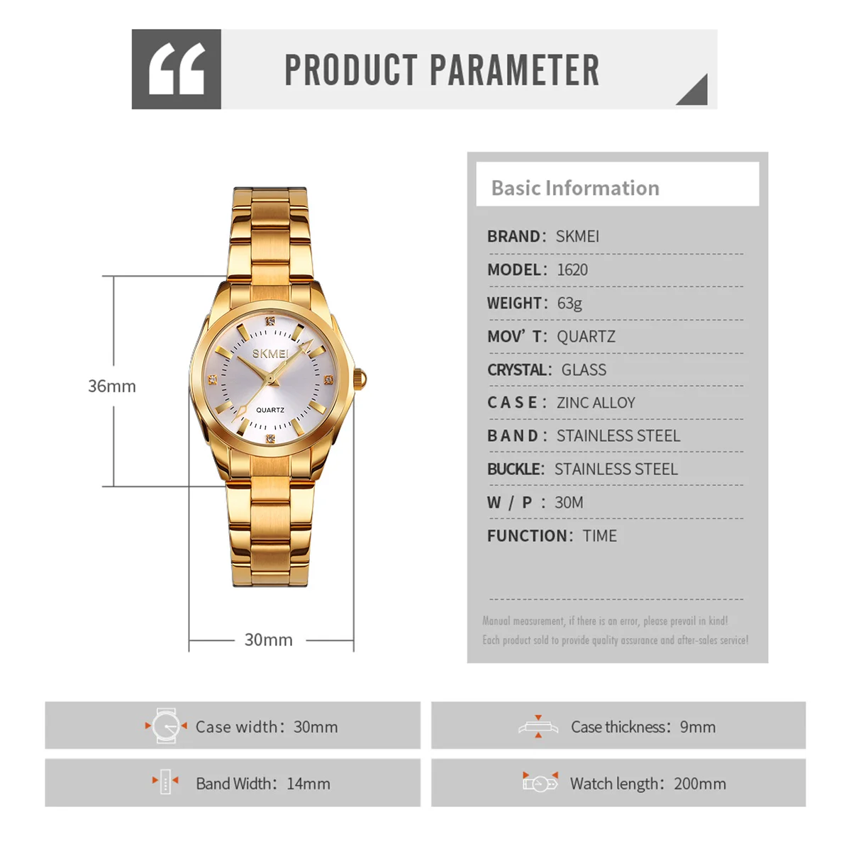 SKMEI موضة ساعات كوارتز فاخرة للنساء سيدة ساعة السيدات موضة بسيطة ساعات المعصم الإناث هدية مقاوم للماء ساعة أصلية #6