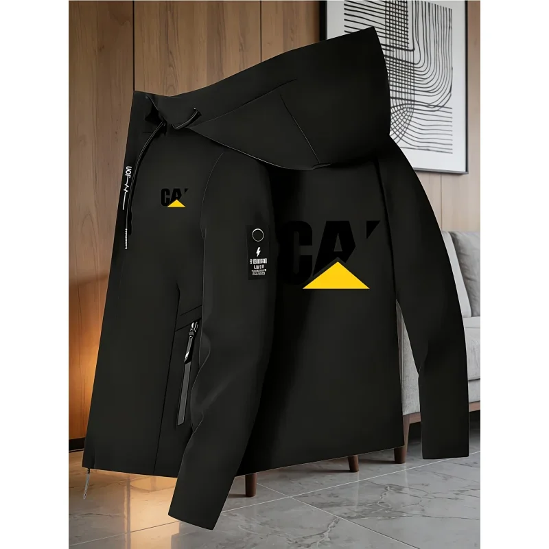 2026 New Spring and Autumn Men's Outdoor Slim Fit Jacket Windproof and Waterproof Fabric Mountaineering Travel Couple Jacket