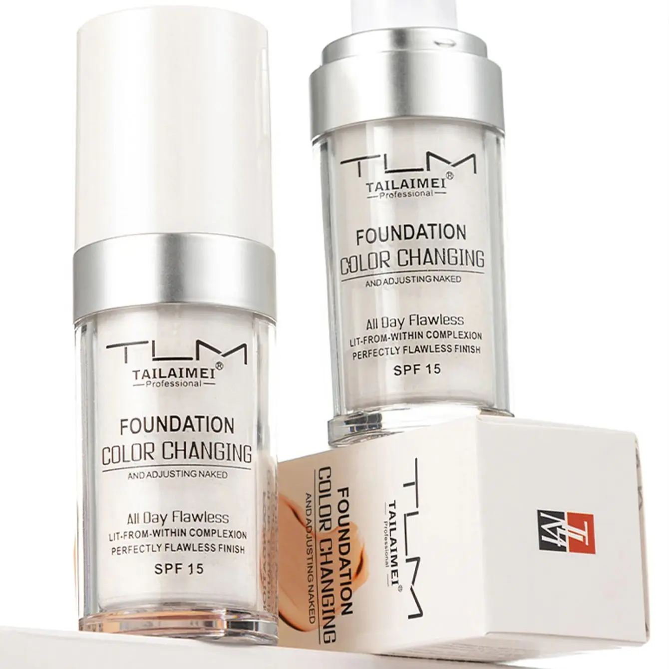 La base líquida hidratante es un maquillaje ligero, fino, transpirable, duradero, resistente al agua, hidratante y delicado.