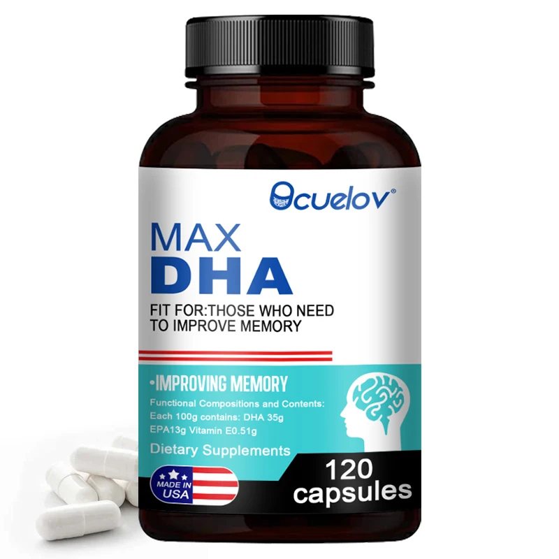 

DHA + EPA Supplement Softgels – ​​Supports Heart, Brain, and Joint Health, Improves Memory, and Promotes Cardiovascular Health
