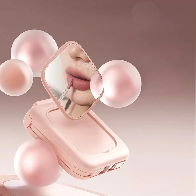 باور بانك صغير 10000 مللي أمبير محمول لهاتف سامسونج وشاومي وهواوي وآيفون وشحن سريع وبطارية خارجية مع مرآة مكياج #1