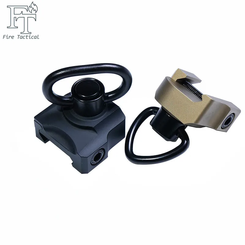 CNC Taktische 45-Grad-QD-Schultergurt-Halterung Express-Setup QD-Drehadapter Schultergurt-Metallbasis Jagdzubehör Passend für 20mm Schiene – Detail 3