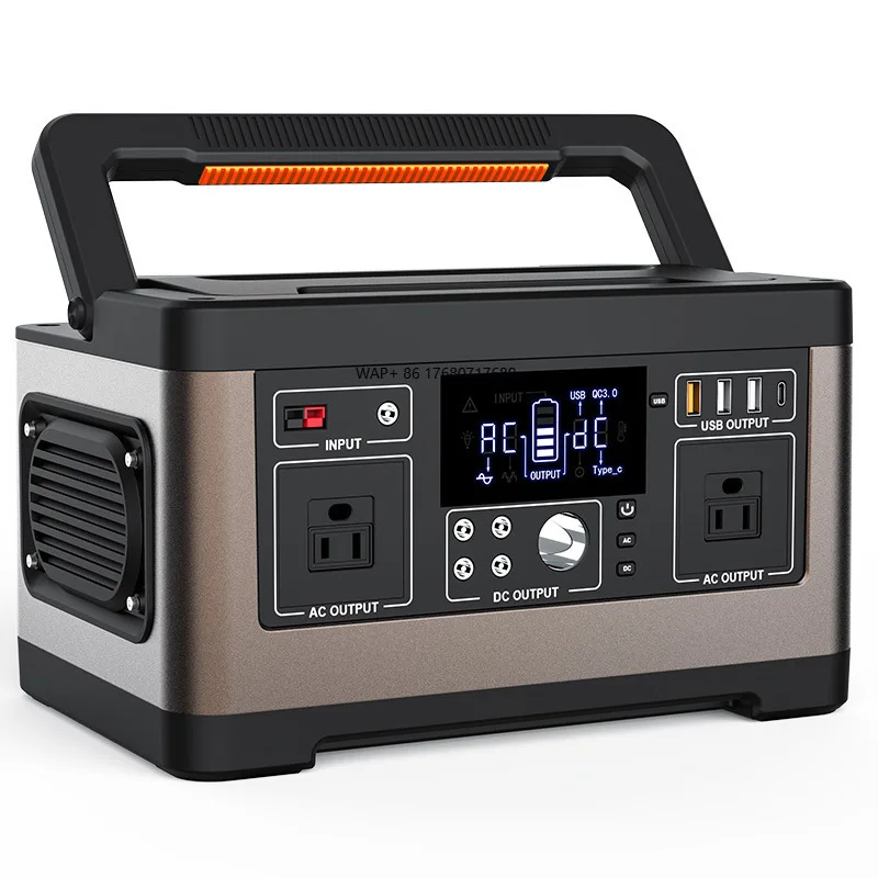 

500 Watt Portable Power Station AC/DC Outlet Solar Generator Outdoor Camping Power Supply Emergency Power Supply