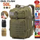 Mochila táctica militar camuflaje 30L/50L, nailon 9000D, para acampada, senderismo y caza