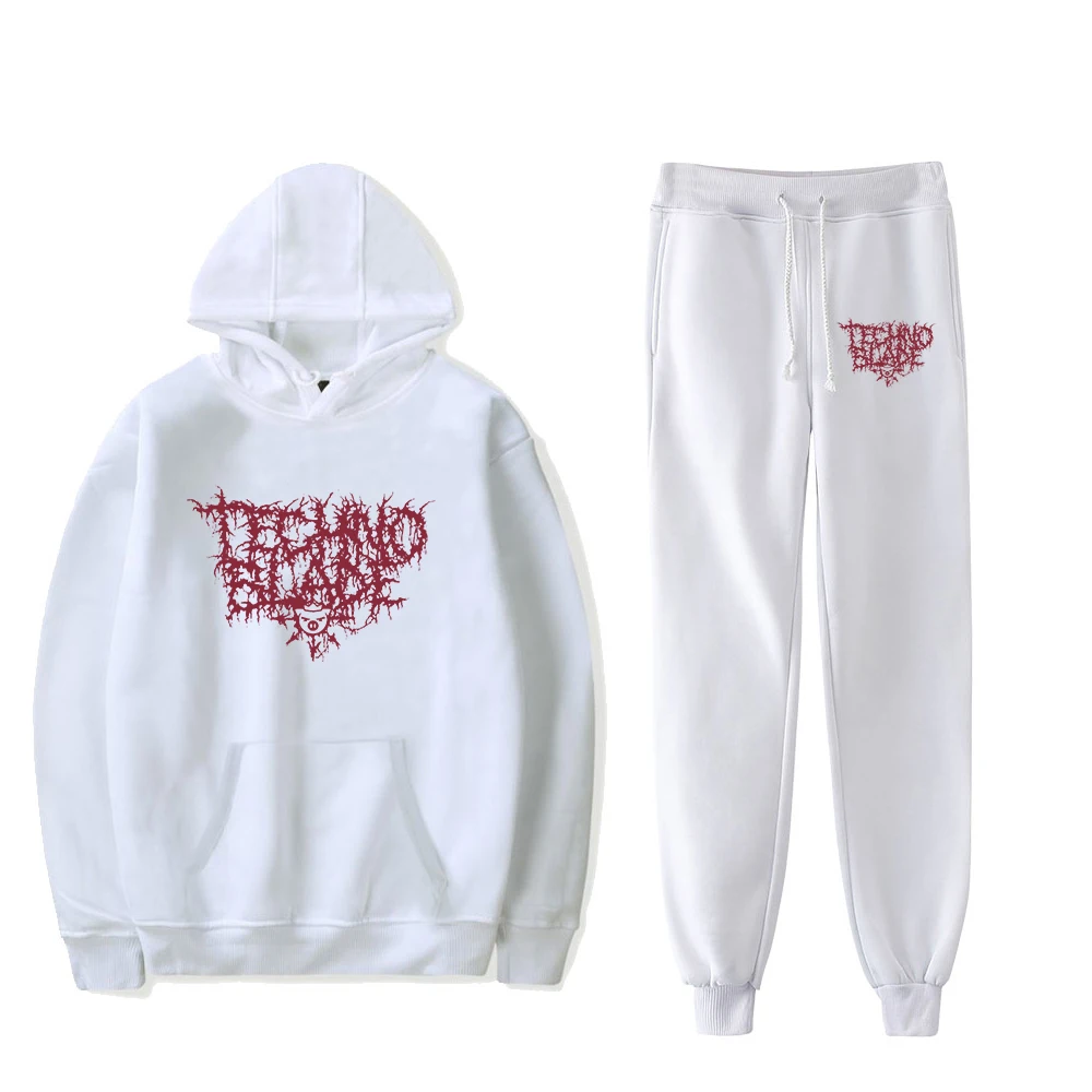 Technoblade Metal Font Hoodie Jogger Pants Two Piece Set Sweatshirts+Sweatpants 2023 Casual Style Women Men's Sets