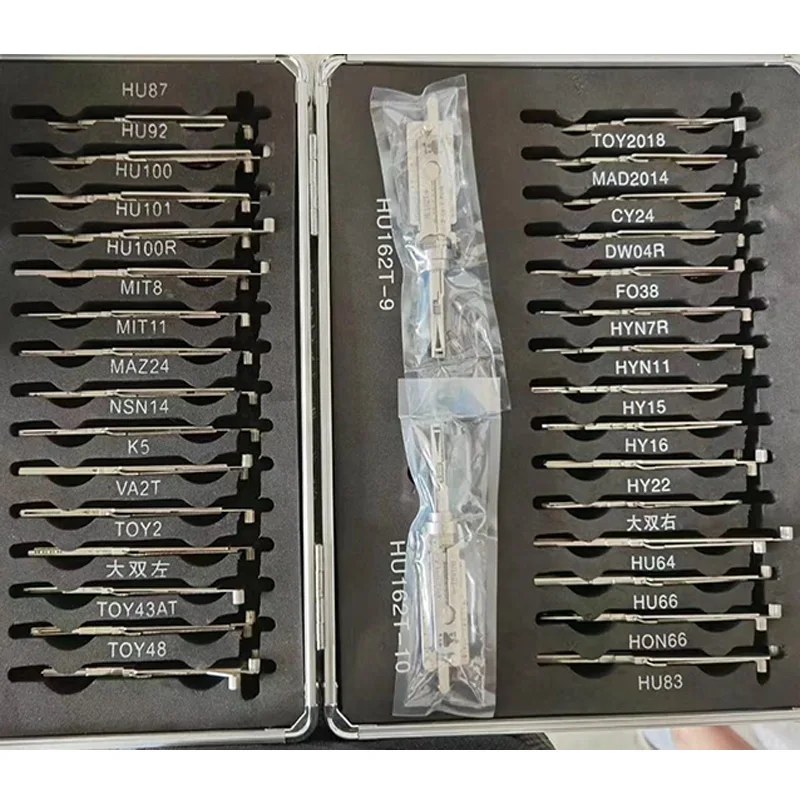 LISHI Original 32PCS 2 In 1 Key Decoder  HON66 HU92 HU64 HU101 FO38 Toy43AT HU87 HYN11 TOY48 K5 MAZ24 VA2T smith s