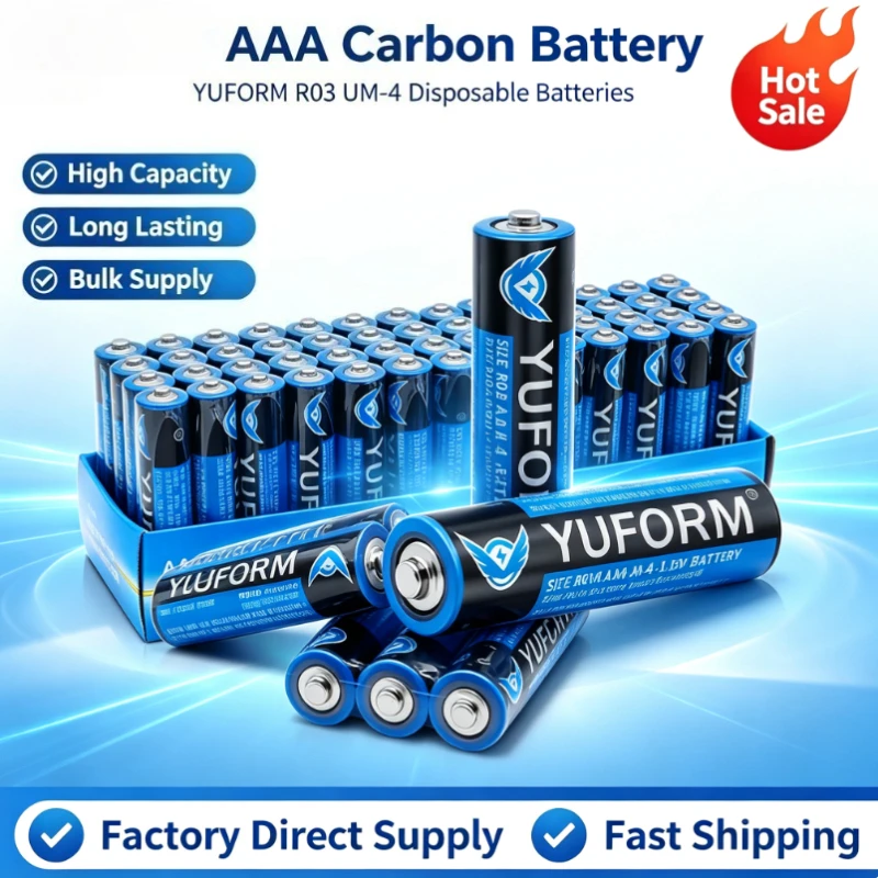 2026 NEW 1.5V AAA Disposable Dry Battery for Led Light Toy Mp3 Camera Flash Razor CD Player Wire