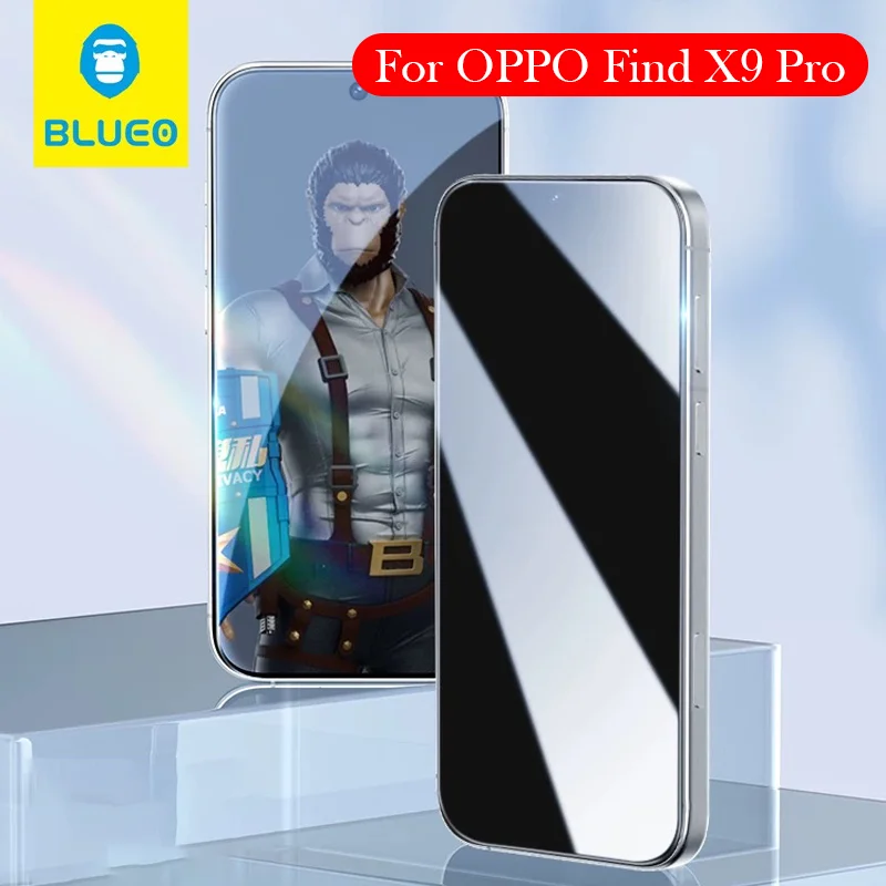 

Blueo Privacy Tempered Glass For OPPO Find X9 Pro Screen Protector for Oneplus 15 5g