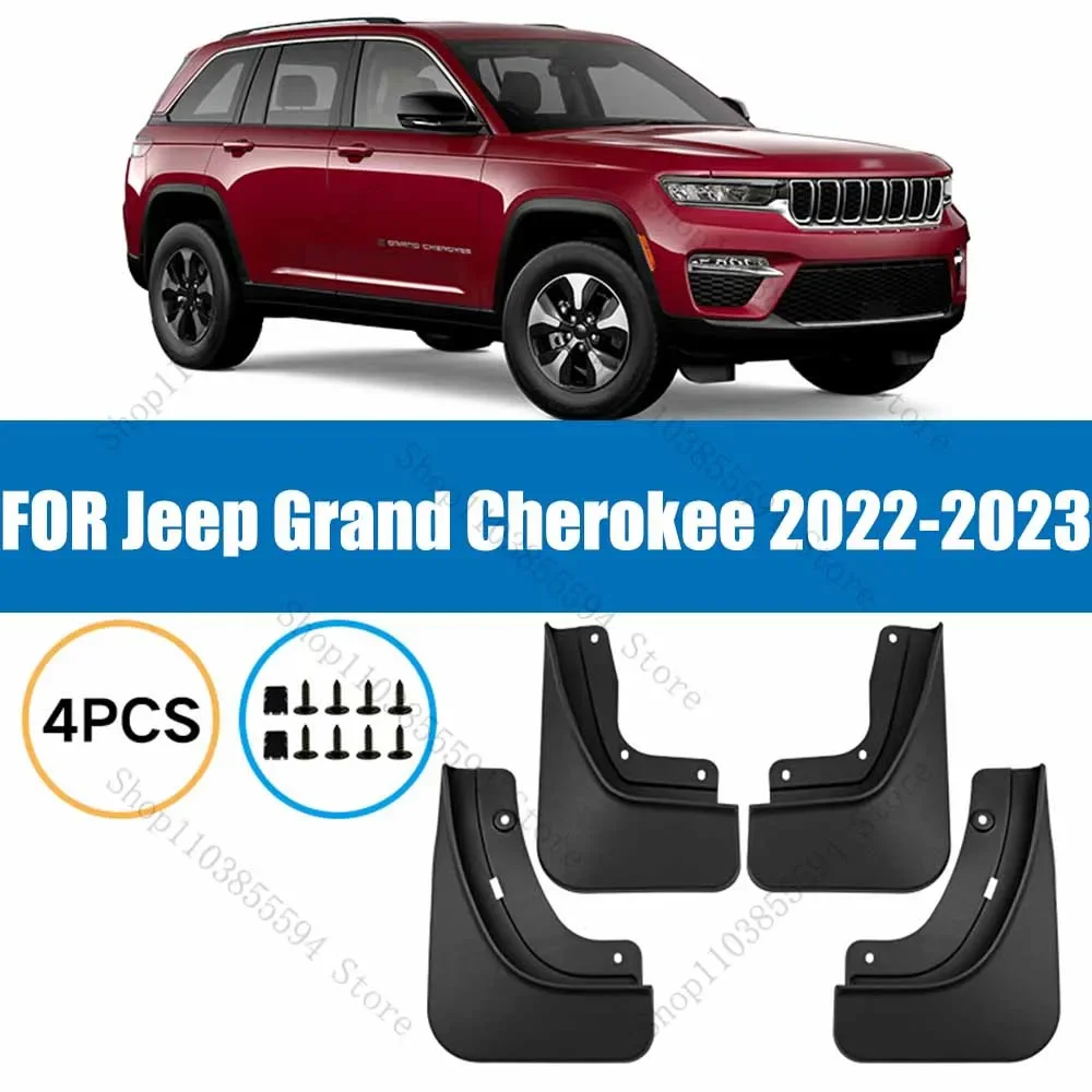 

4 шт., передние и задние щитки от грязи для Jeep Grand Cherokee 2022-2023