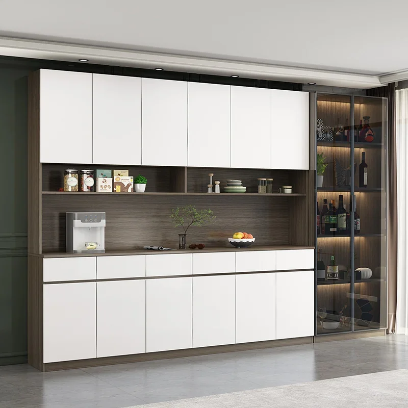 

Nordic Shelves Portable Bar Whiskey Full Kitchen Cabinet Open Cabinets Showcase Wine Luxury High End Vitrine Furniture Rack