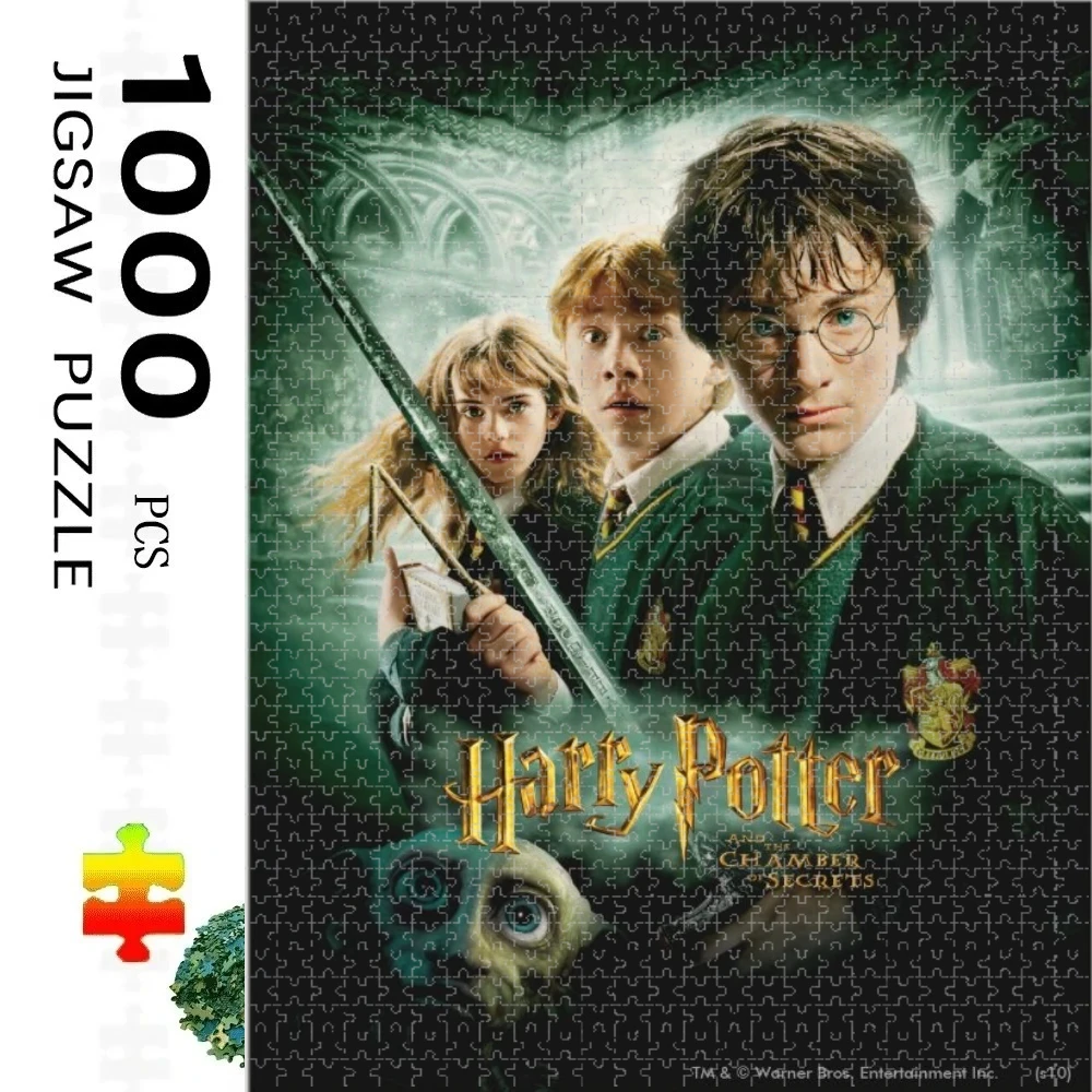 

Пазл из 1000 деталей, классический пазл по мотивам фильма «Гарри Поттер», идеально подходит для творческих занятий своими руками с семьей, подарок, игрушка для развлечений.