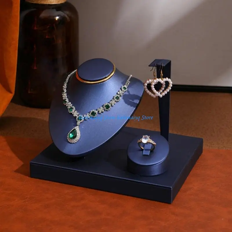 573B Mixed Jewelry Display Stand Set for Countertop Necklace Earring Ring Display