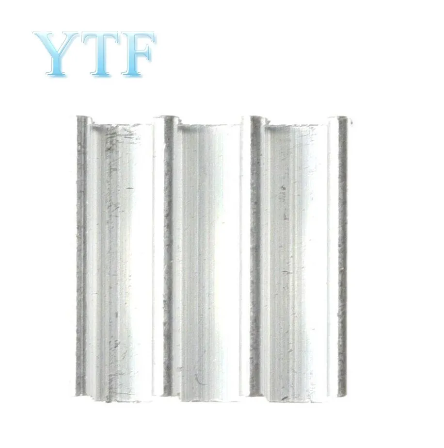 10 Stks/partij Koelbak Radiator Koeler Radiator 11X11X5.5Mm Hoge Kwaliteit Zilver Koellichaam