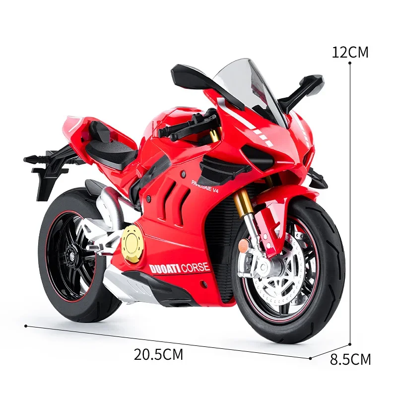 1:10 V4S Speelgoed Motorfiets Model Speelgoed Legering Diecast Simulatie Modellen Motor Cyclus Collectie Decoratie Jongens Speelgoed Geschenken