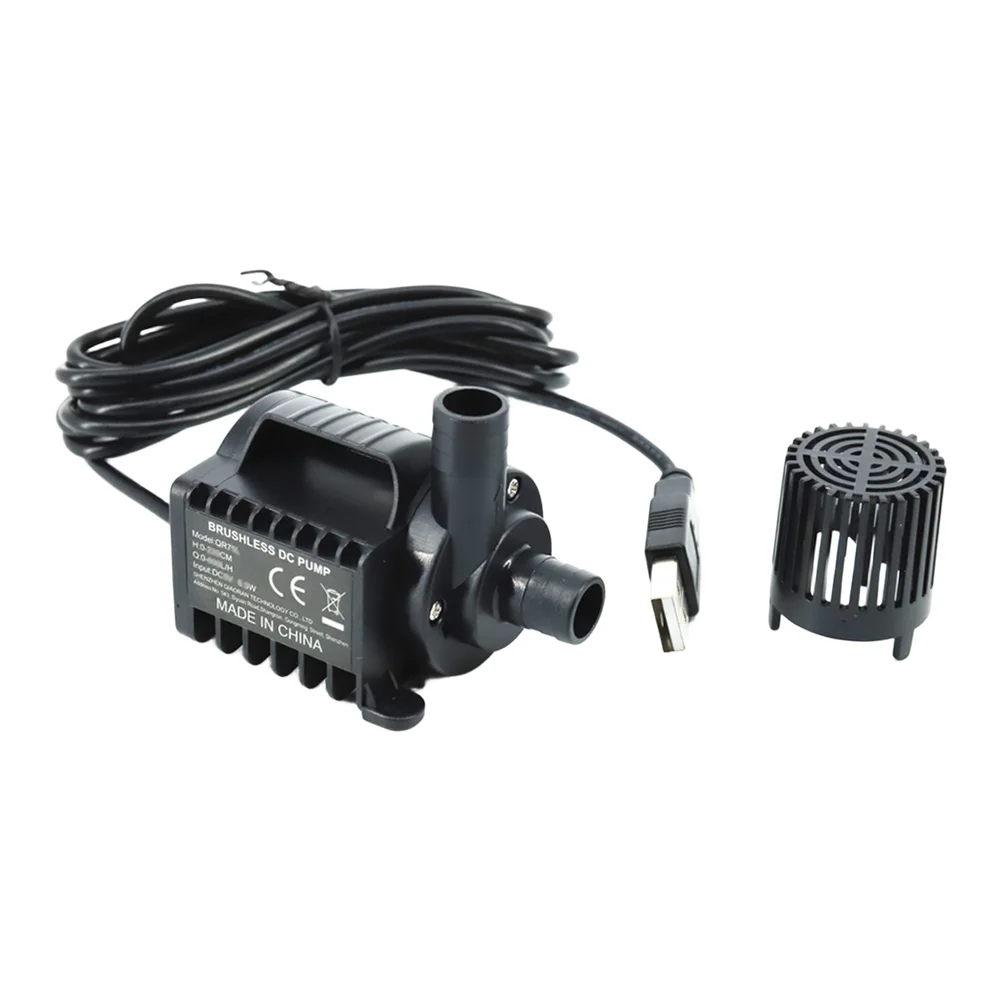 For Aquarium Filtration Silent Fish Tank Pump 5V Brushless Water Pump For Home Aquarium Use IP68 Waterproof Rating