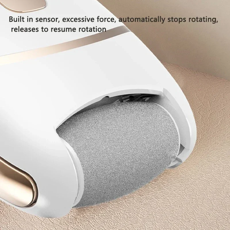 1 PC Electric Foot Grinder, Rechargeable Thick Leather Polishing Foot Grinder, and 2 Different Thickness Grinding Heads image 6