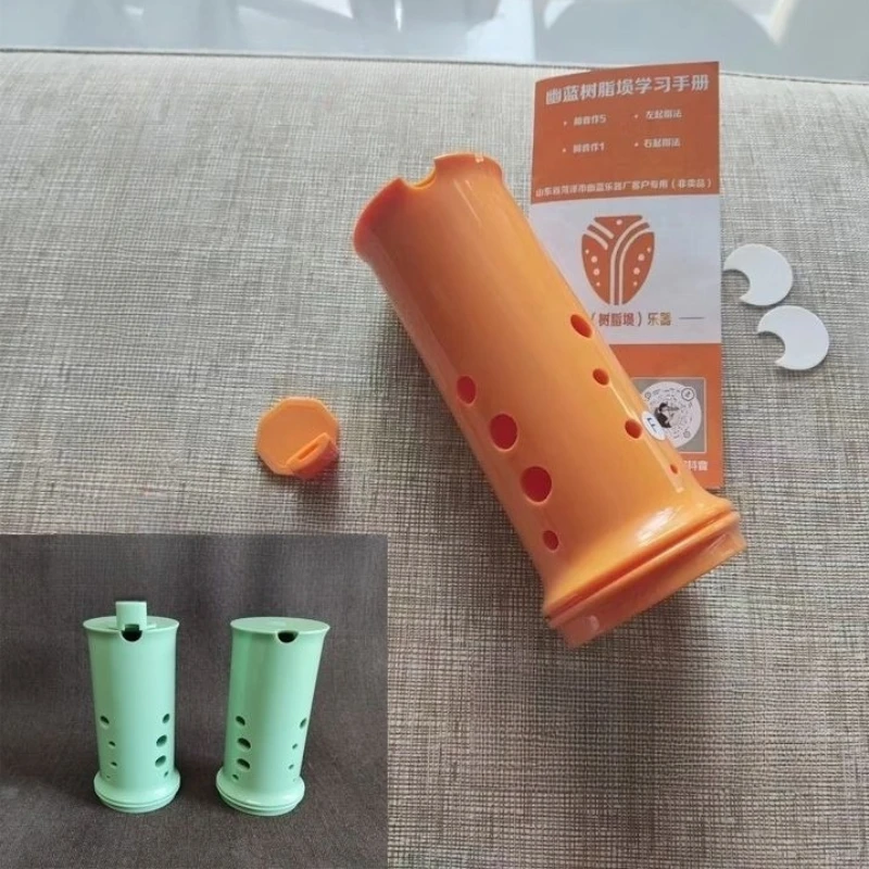 10 Holes Ocarina Resin E/F Tone Professional Performance Ocarina Beginner Adult Practice Xun Traditional Mini Pottery Flute