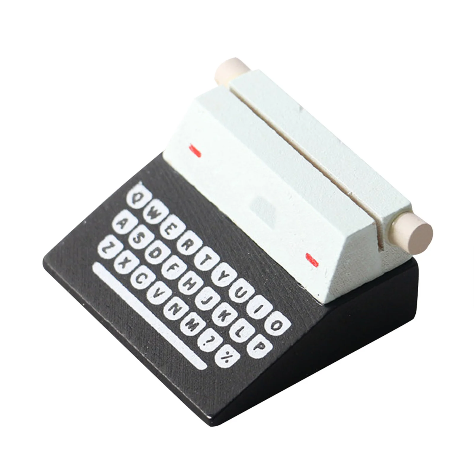 

Mini Typewriter Retro Wood Desktop Decor For Living Room Bedroom Office Conference Room Furniture Vintage Ornament Photo