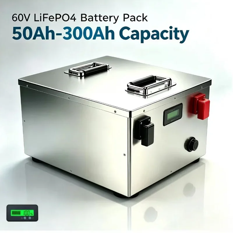 60V 20S LiFePO4 Power Storage Module 50Ah‑400Ah, Rechargeable High‑Capacity Unit For 3‑12KW Utility Cart, Farm Tractor & Resort