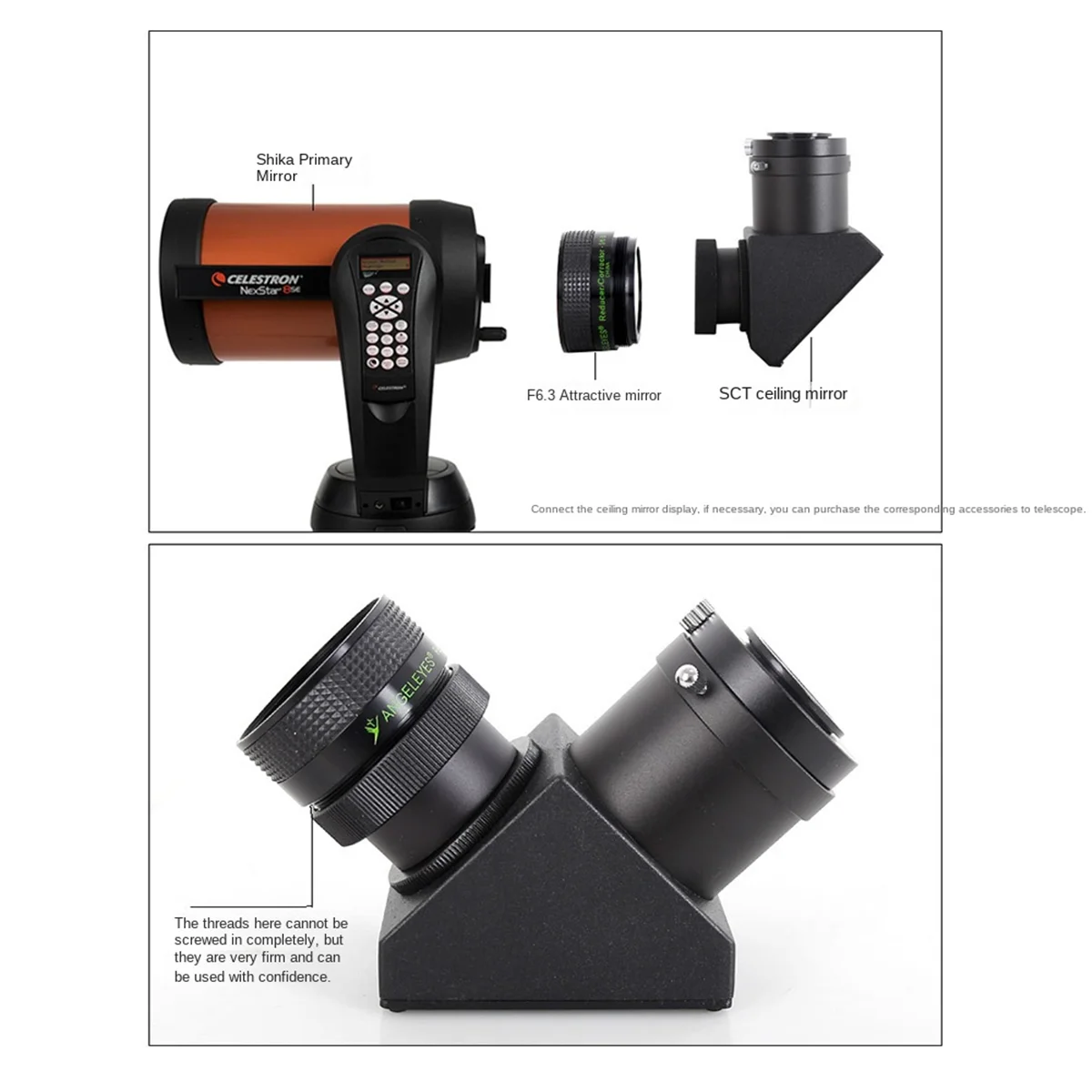 angeleyes-telescope-astronomique-f63-miroir-de-defocus-adapte-pour-5-8-925-11-et-14-pouces