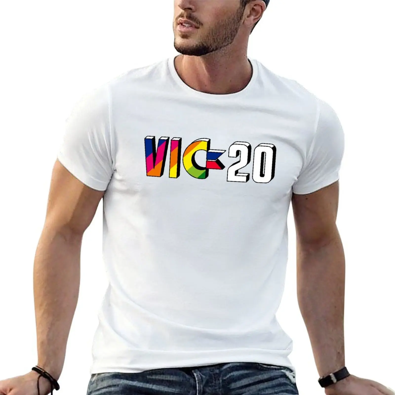 VIC 20 from commodore T-Shirt anime figures sports fans funny t shirts for men